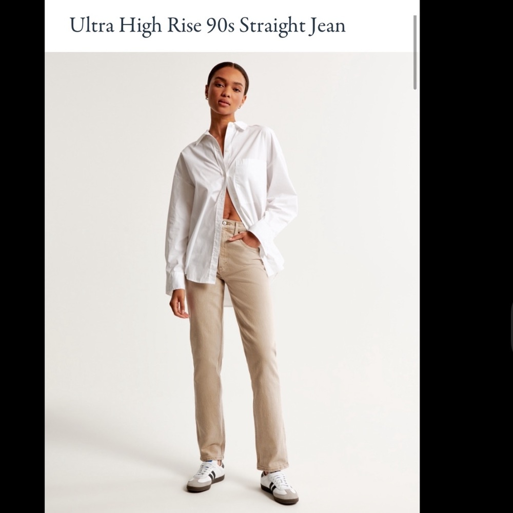Abercrombie 90s Straight Ultra High Rise Jeans